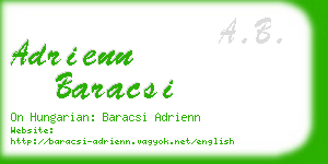 adrienn baracsi business card